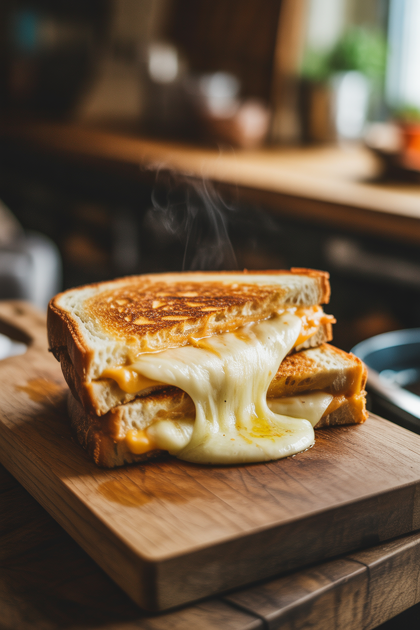 Air Fryer Grilled Cheese