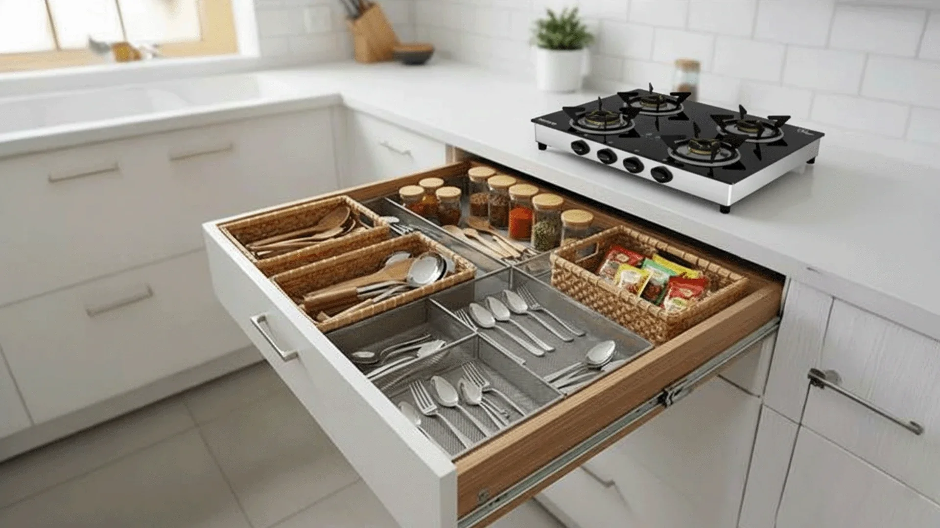 Kitchen Drawer Organization