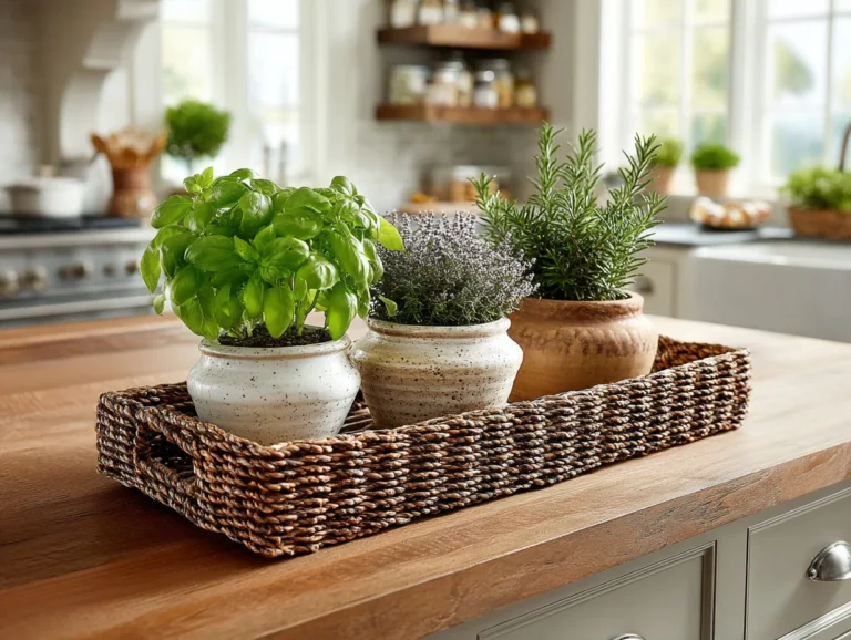 Kitchen Tray Decor